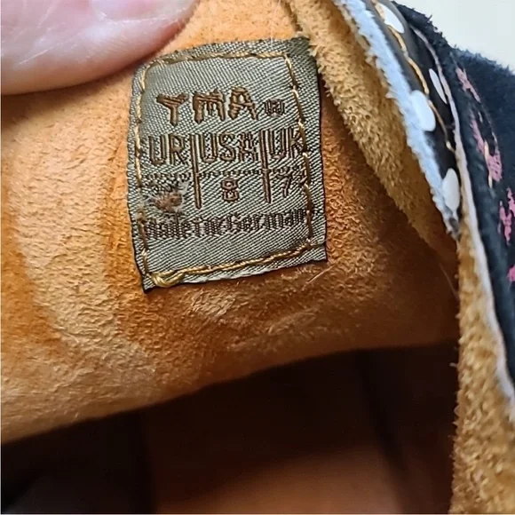 Women's Ankle Boots Maia European Punk Leather, Steam Punk, black UNIQUE size 8 - Picture 9 of 15